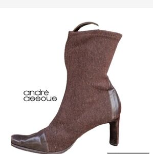Andre.Assous mixed media booties 9.5‎